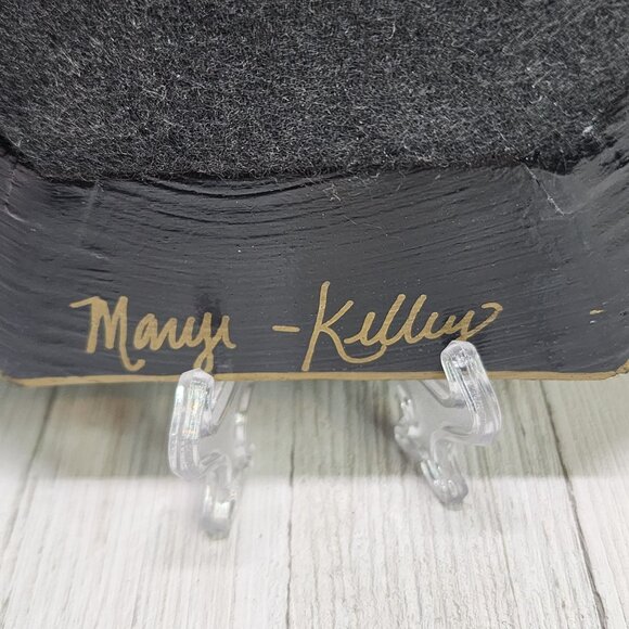 Marye Kelley Decoupage Octagon Collector Plate Block Island - Houston Signed - Picture 5 of 6